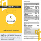 Suplemento Multivitamínico Drinkwel - 30 Cápsulas Acción Detox