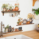 Stickers de Pared Plantas Verdes, Sacinora, Vinilo Removible