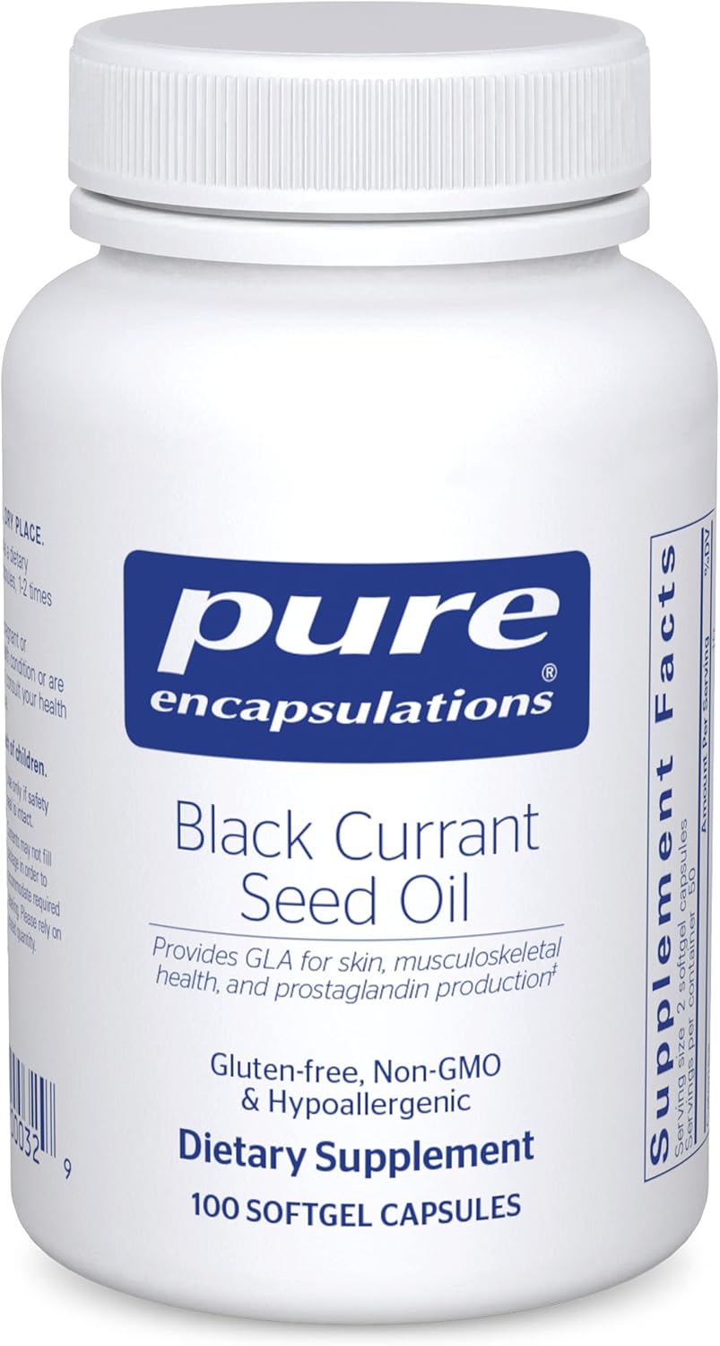 Aceite de Semilla de Grosella Negra | Pure Encapsulations | 100 Cápsulas