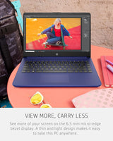 Laptop HP 14 HD | Procesador Quad-Core, 8GB RAM, 576GB SSD