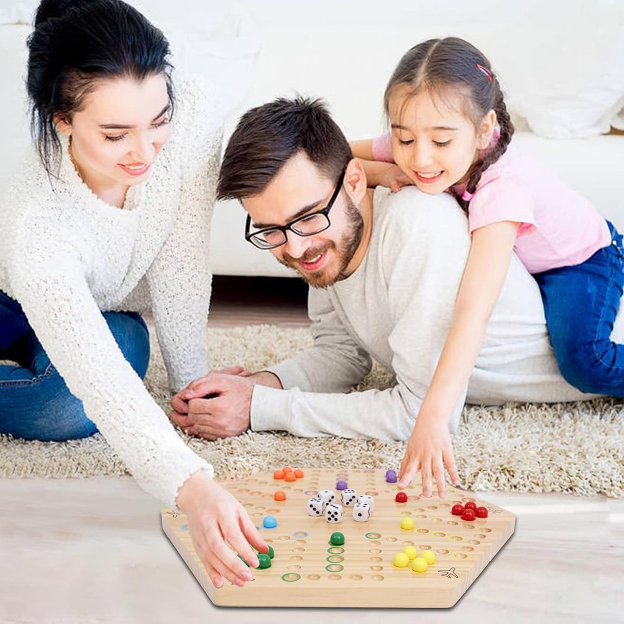 Juego de Mesa Aggravation Wahoo, 4-6 Jugadores, 30 Canicas