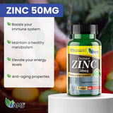 Suplemento Science Zinc 50mg Impulsar la inmunidad 60und