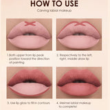 Set de Lápiz Labial Líquido Mate, Impermeable y Duradero