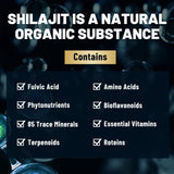 Capsulas de Shilajit Premium con Ashwagandha y Ginseng, 120