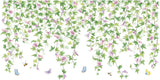 Vinilos Decorativos Flores y Mariposas - 2 PCS Murales DIY
