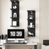 Estante de Pared 4 Niveles, Marca Lack, Con Luz LED Control Remoto
