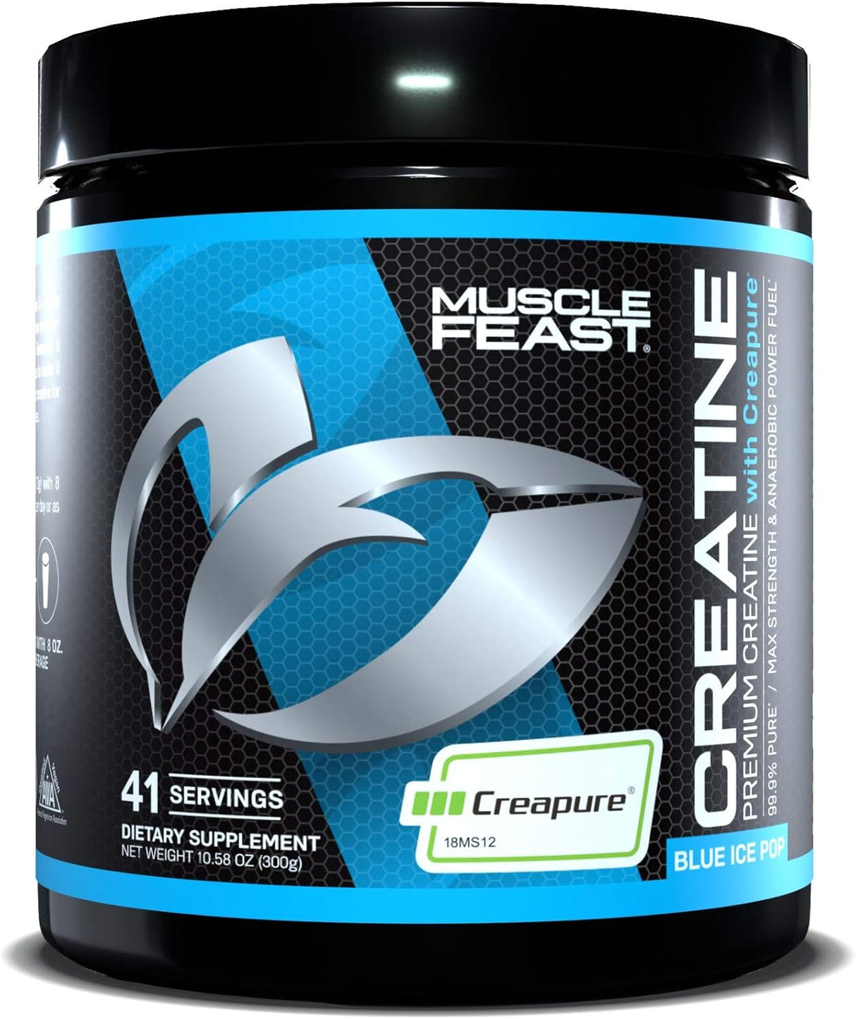 Creatina Monohidratada Muscle Feast, Vegan, 300g, Creapure
