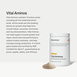 Suplemento Vital Aminos Momentous BCAA & EAA 30 Servs