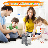 Peluche Husky Interactivo - Camina, Ladra, Agita Cola, Modelo 2023