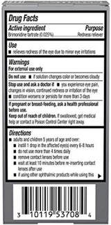 Gotas para ojos LUMIFY, alivio en 0.08 oz (2.5 ml)
