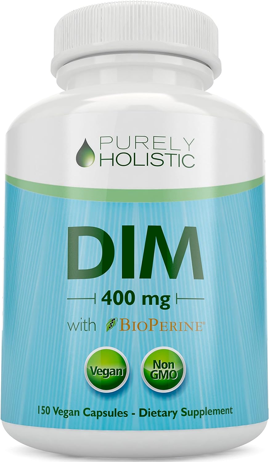 Suplemento 400mg Plus Bioperine  150 cápsulas veganas DIM