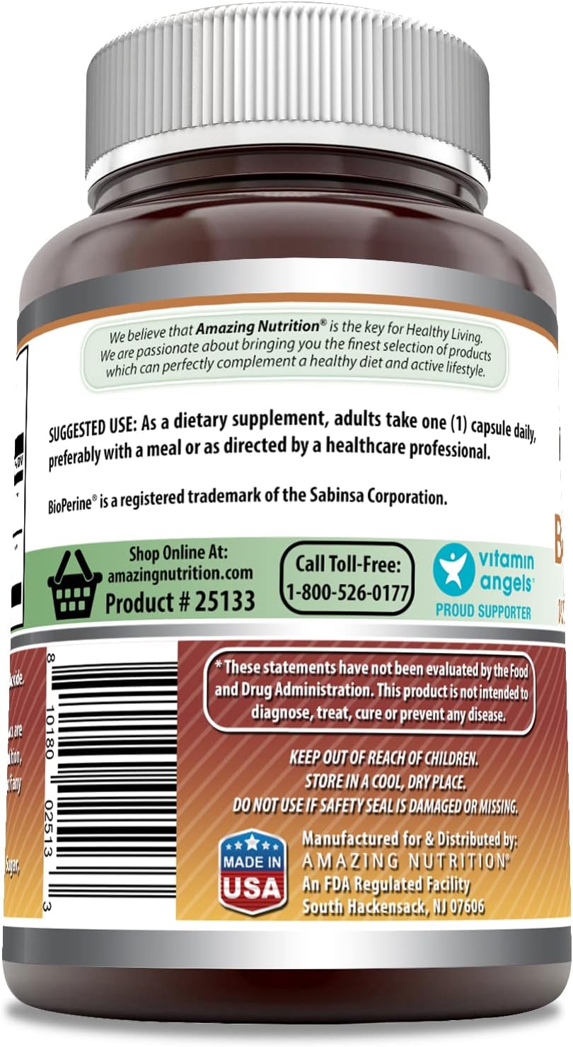 Extracto de Boswellia con Bioperine 600 mg Sin GMO Sin Gluten