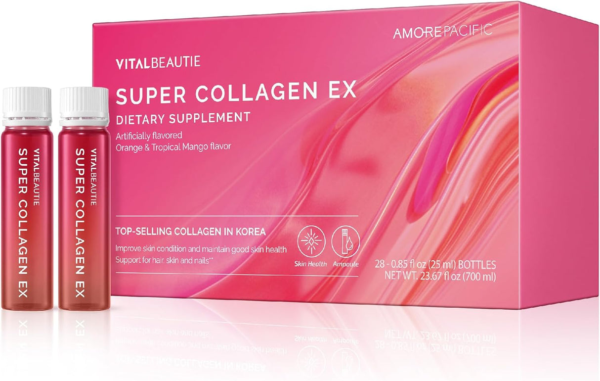 Suplemento  Super Collagen (EX, 28 porciones) marino líquido