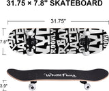 Patineta Completa 31 x 7.88, 7 Capas de Arce, Doble Kick
