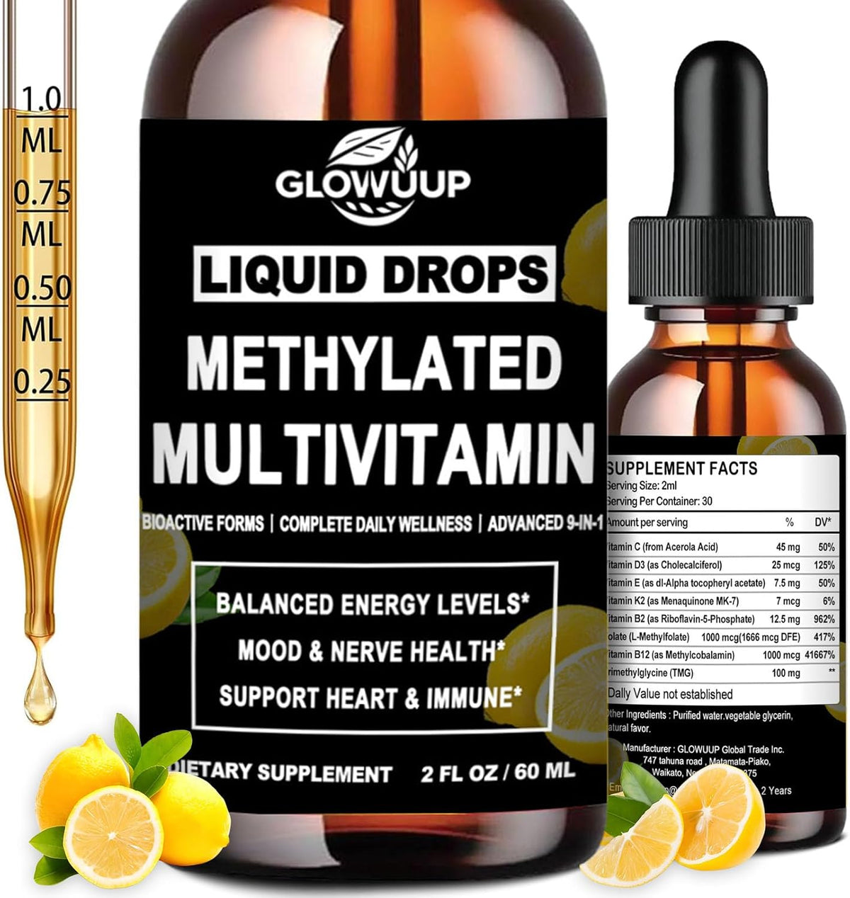 MultiVit Methylado Men & Women, 8-en-1 Methyl B12 Complejo