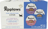 Comida Húmeda Natural para Gatos Applaws, 8 Pots de Pescado