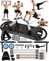 Tabla de Flexiones HOTWAVE, 20 en 1, portátil y plegable