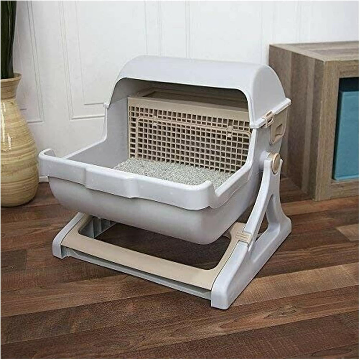 Caja de arena automática para gatos - Kit de limpieza rápida