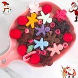 Molde de Silicona Navideño 3 Pack, Ideal para Chocolates y Jabon