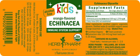 Suplemento Extracto líquido de glicerita para niños 1 onza