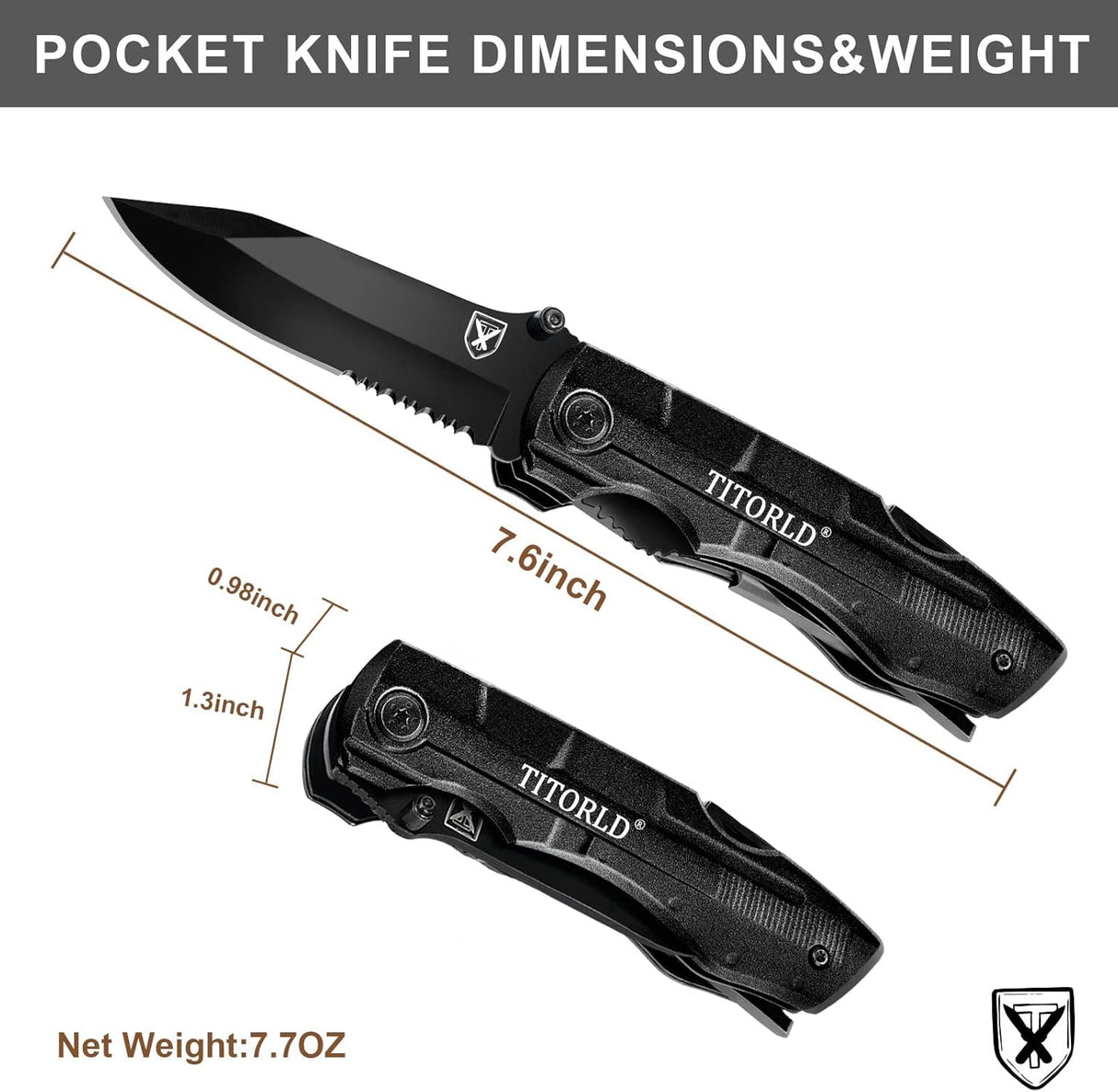 Cuchillo de bolsillo, multiherramienta, plegable EDC