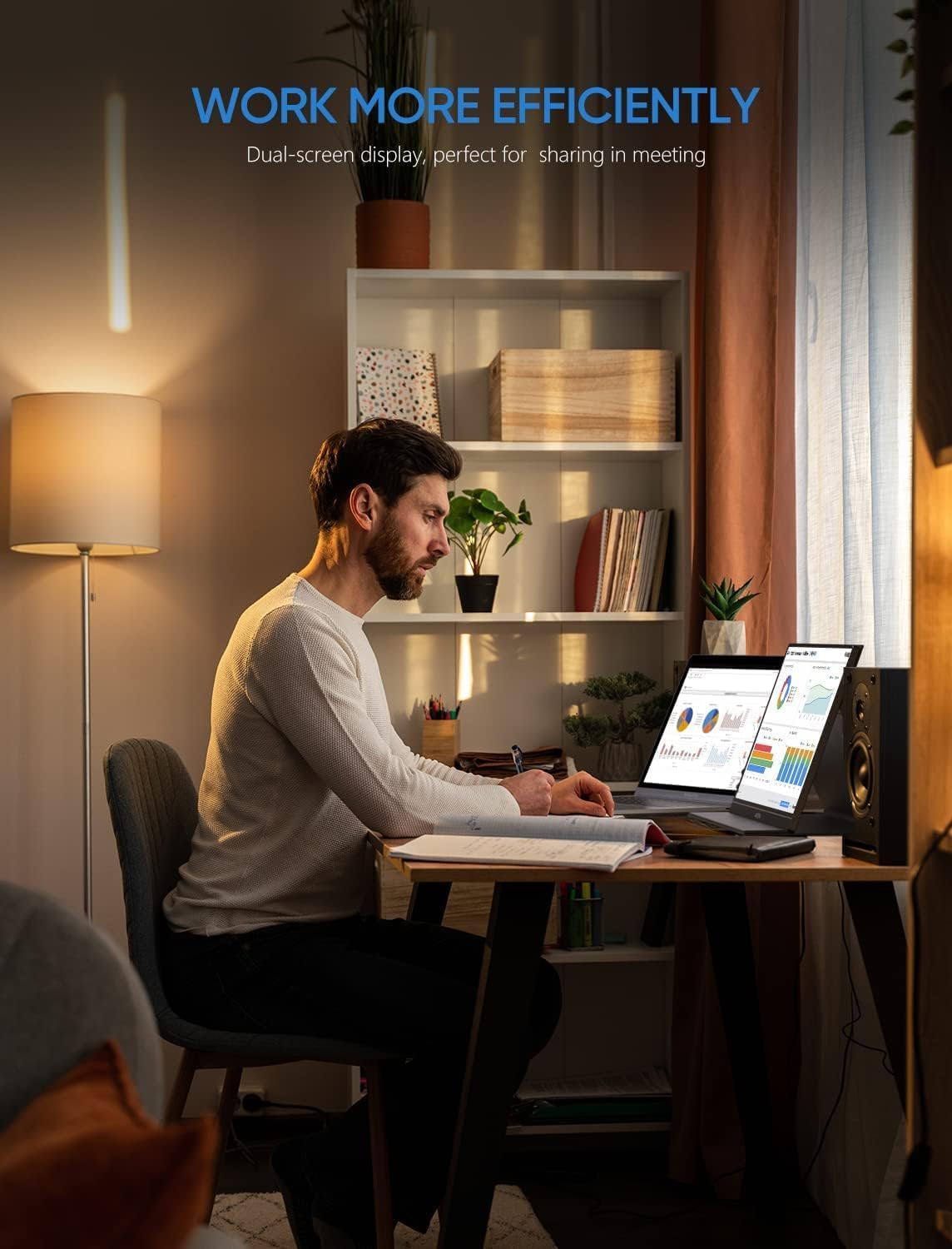 Monitor portátil ARZOPA 15.6'' FHD USB C HDMI HDR S1