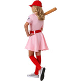 Disfraz de liga de beisbol de su propio Dottie para niñas