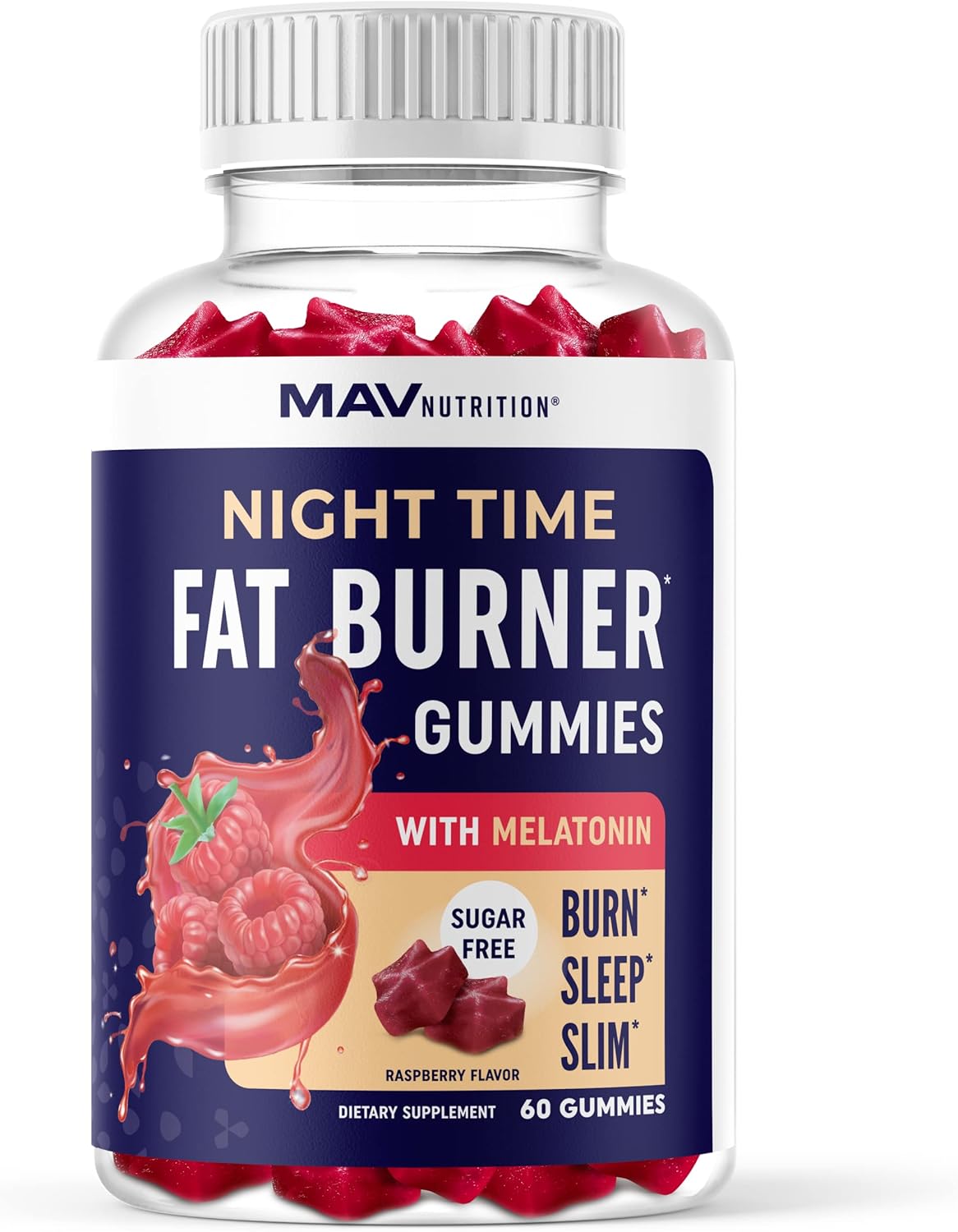 Suplementos quemadoras de grasa nocturnas sin azúcar
