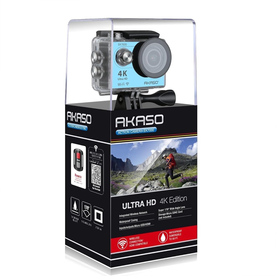 Cámara de acción deportiva Ultra HD Videocámara