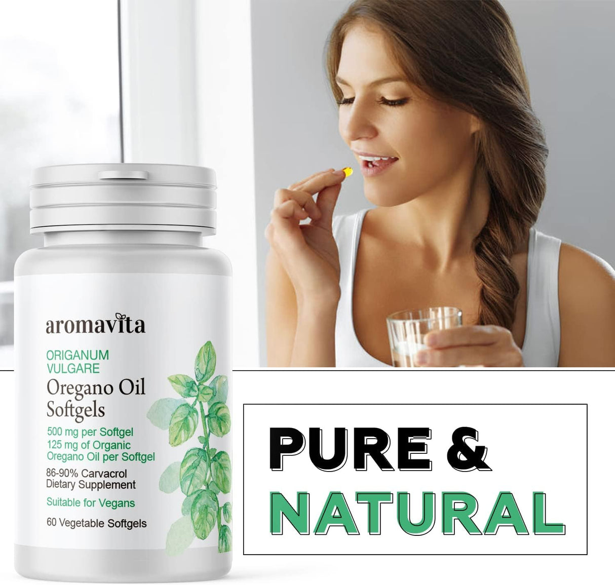 Oregano Oil Capsules - High Potency Digestive Support