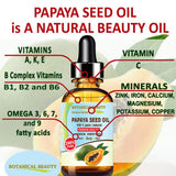 Aceite de Semilla de Papaya Natural y Puro para Cara Piel