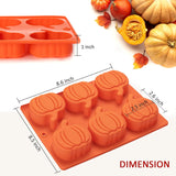 Moldes de Silicona para Calabaza, 2 Piezas, para Repostería