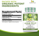 Cápsulas de Amla Orgánica 1000 mg Antioxidantes y Vitamina C