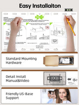 Soporte de Pared USX para TV 47-84 Articulado y Tiltable