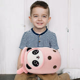 Peluche Boba con cara te burbujeante de panda  13.7 pulgadas