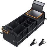 Organizador de Maletero con Cooler, Divisores y Tapa Plegable