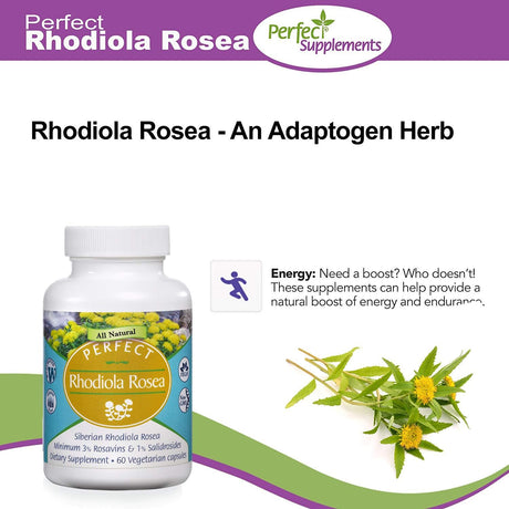 Suplemento Siberiano Rhodiola Rosea Root  60 cap Vegetable