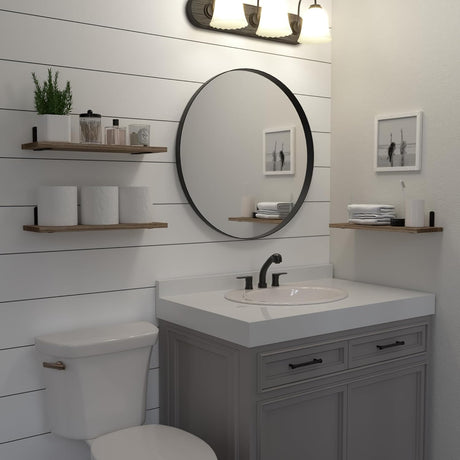 Estanterías flotantes de madera, juego de 3, para decoración