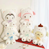Muñeco de peluche Kawaii Oso Blanco, suave y tierno, Modelo A