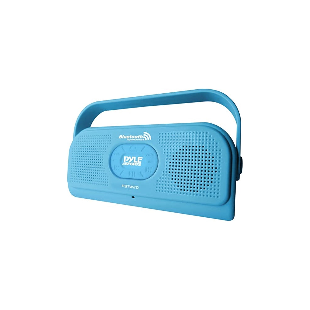 Parlante Portátil estéreo Pyel Estilo BoomBox Blanco
