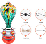 Comederos para colibríes para colgar al aire libre, comedero