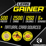 Forzagen Lean Gainer Premium Masa Ganadora Proteína 8 lb