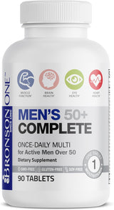 Multivitamínico Completo Bronson ONE Daily 50+ 90 Tabletas