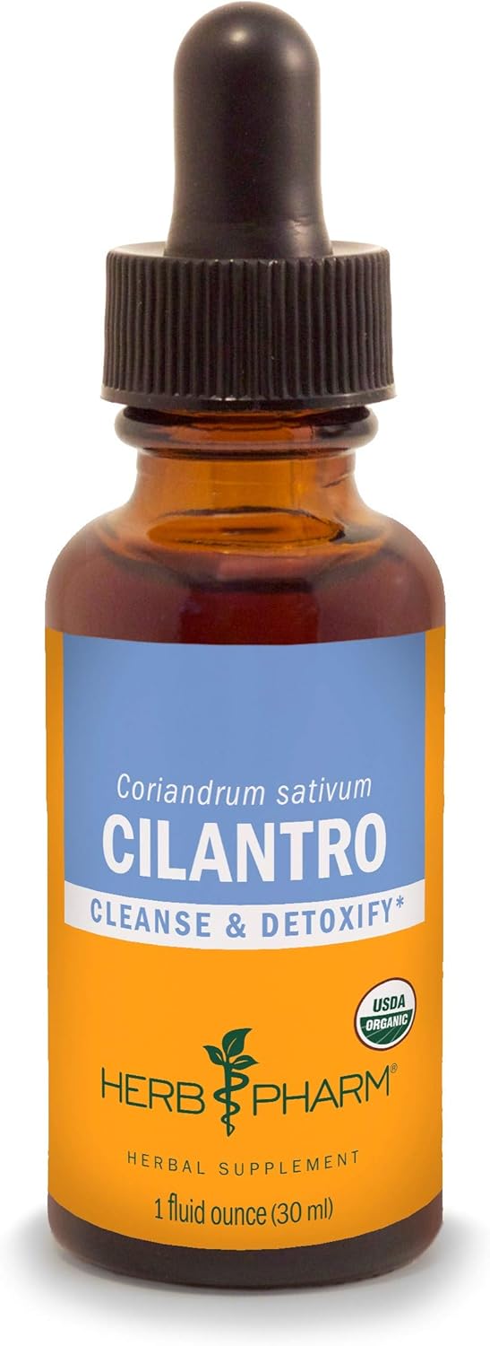 Suplemento Extracto de cilantro orgánico desintoxicación 1oz