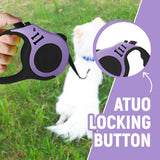 Correa Retráctil Automática para Perros, Mango Antideslizante