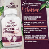 Suplemento de Alivio Natural Happy Formula para Todos 60 Cáp
