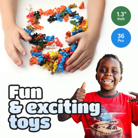 Figuras de Acción Mini Ninja - Suministros de Fiesta - 36 piezas