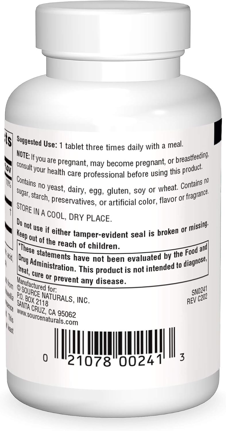 Extracto de Boswellia 243 mg Suplemento Dietético - 50 Tabletas