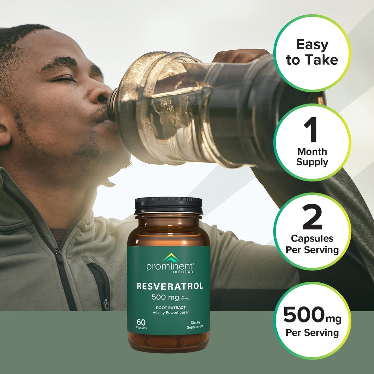 Suplemento Resveratrol Trans-resveratrol 98% puro  japonés