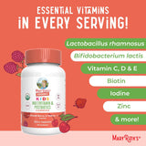 Vitaminas infantiles MaryRuth Organics | Orgánico, Vegano, 60 cápsulas